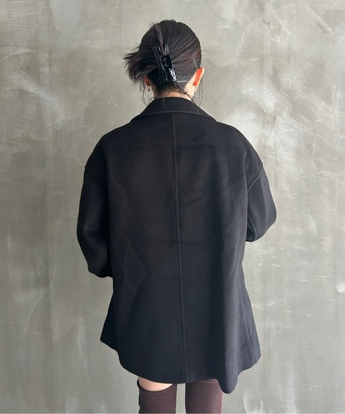 セール】スタンドネック ベーシックハーフコート FD24W412【Fano