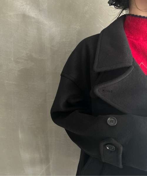 スタンドネック ベーシックハーフコート FD24W412【Fano Studios