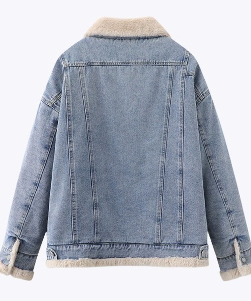 セール】裏ボアデニムジャケット（デニムジャケット）｜LETee