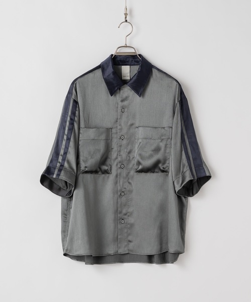 CASPER JOHN（キャスパージョン）の「Striped crepe satin