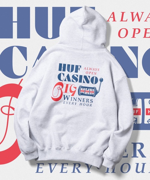 JACKPOT FULL ZIP HOODIE / HUF CASINO COLLECTION ハフ