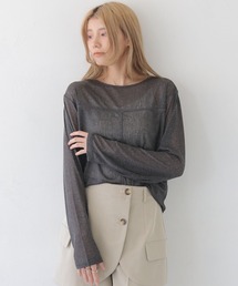 【CLEIO】スラブシアープルオーバー SLUB SHEER PULLOVER/980-13601