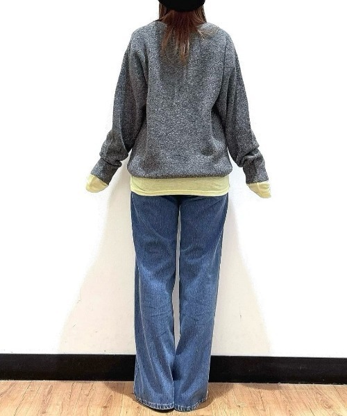 EDWIN(エドウィン)の「【EDWIN】「JERSEYSEASY」ワイド(デニムパンツ・レディース・ダークインディゴブルー・S/XS/M/L)」の19枚目の写真