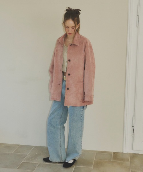 suede touch jacket / スエードタッチジャケット（その他アウター