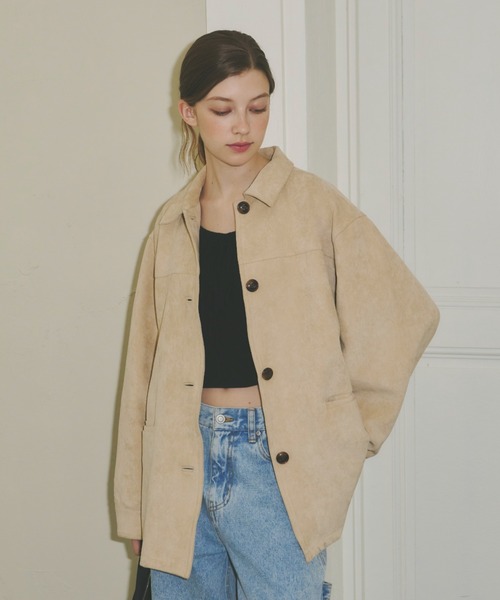 giunon suede touch jacket / スエードタッチジャケット セール】suede touch jacket / スエードタッチジャケット（その他