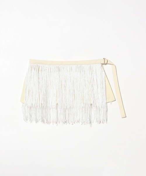 Ray BEAMS（レイビームス）の「フリンジ 2way タイト スカート（スカート・レディース・ブラック/アイボリー・1/0）」の19枚目の写真