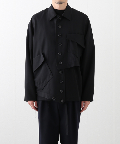 sulvam(サルバム)の「【SULVAM / サルバム】ラウンドブルゾン(その他アウター・メンズ・ブラック・MEDIUM)」の3枚目の写真