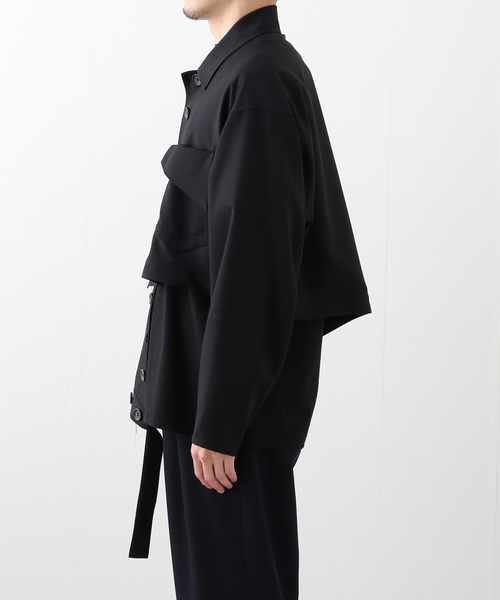 sulvam(サルバム)の「【SULVAM / サルバム】ラウンドブルゾン(その他アウター・メンズ・ブラック・MEDIUM)」の4枚目の写真