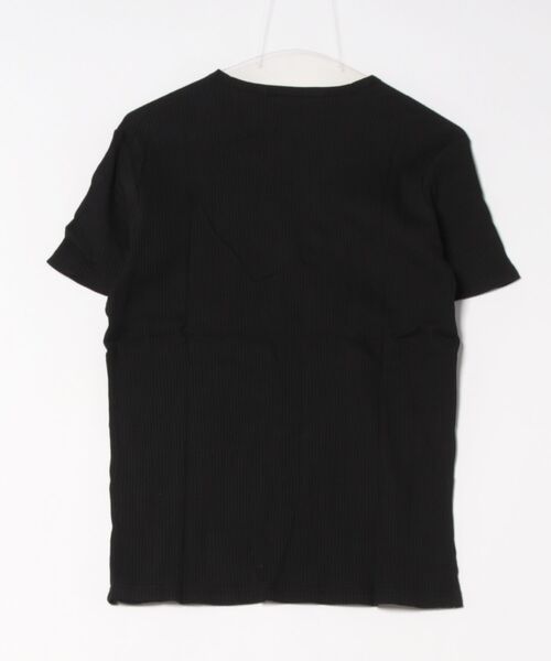 B.I.D.(ビーアイディー)の「《Growth by Grail》ワンポイント針抜きVネックT(Tシャツ/カットソー・メンズ・グレー/ブラック/ホワイト・X-LARGE/LARGE/MEDIUM)」の4枚目の写真