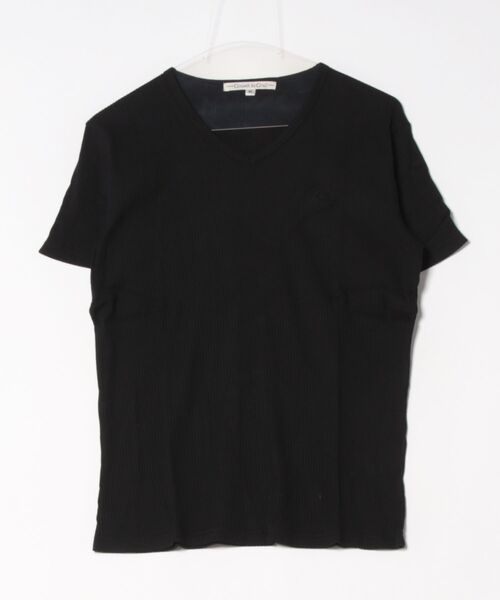 B.I.D.(ビーアイディー)の「《Growth by Grail》ワンポイント針抜きVネックT(Tシャツ/カットソー・メンズ・グレー/ブラック/ホワイト・X-LARGE/LARGE/MEDIUM)」の15枚目の写真