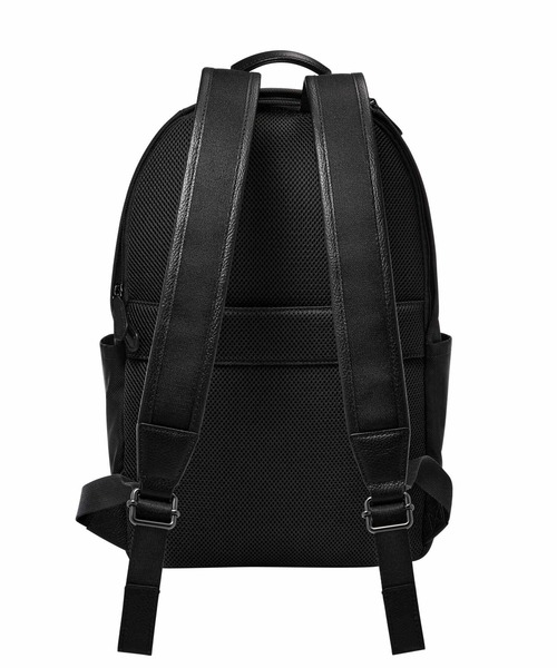 FOSSIL（フォッシル）の「フォッシル リュックサック メンズ ナイロン/合成 ブラック スマホ収納可 MBG9630001（バックパック/リュック・メンズ・ブラック・FREE）」の3枚目の写真