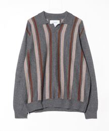 【The Inoue Brothers】イノウエブラザーズ Collar Neck Sweater
