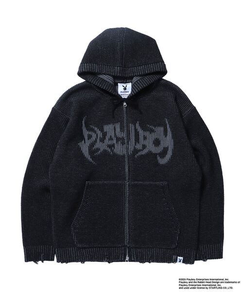 SEQUENZ（シークエンズ）】PB RHD KNIT ZIP PK / プレイボーイ