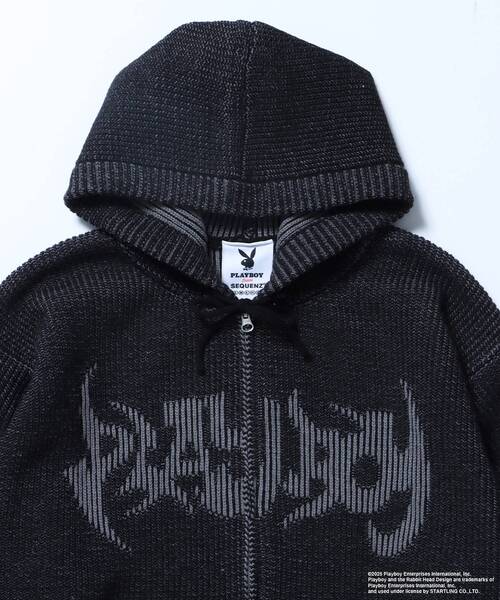 SEQUENZ（シークエンズ）】PB RHD KNIT ZIP PK / プレイボーイ