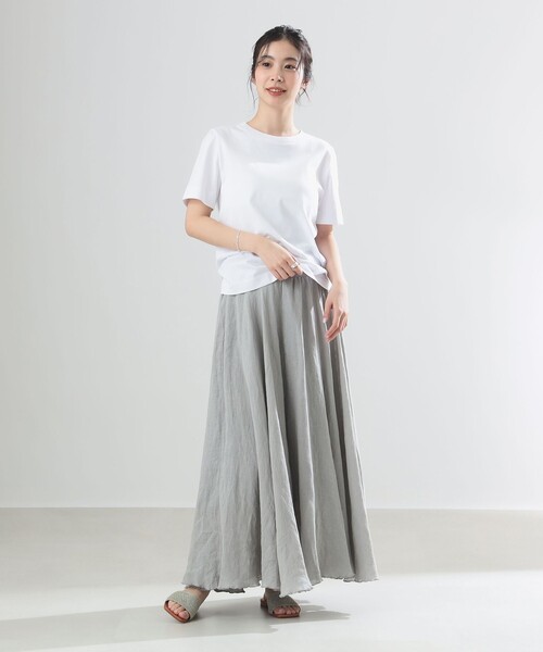 AK-1 EFFE BEAMS　エッフェビームス　リネンマキシスカート　2way EFFE BEAMS（エッフェビームス）の「○AK+1 by EFFE BEAMS