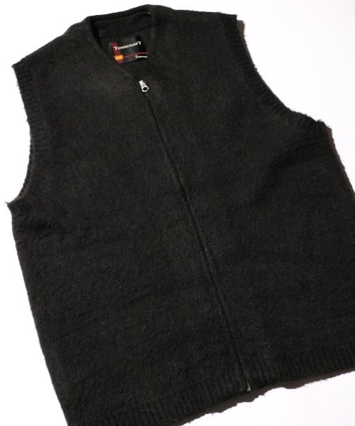 TOWNCRAFT（タウンクラフト）の「TOWNCRAFT / タウンクラフト SHAGGY PATTERN ZIP VEST シャギーニット ジップアップベスト（ベスト・メンズ・その他3/その他2/その他1/レオパード/ブラック・MEDIUM/LARGE/X-SMALL）」の11枚目の写真