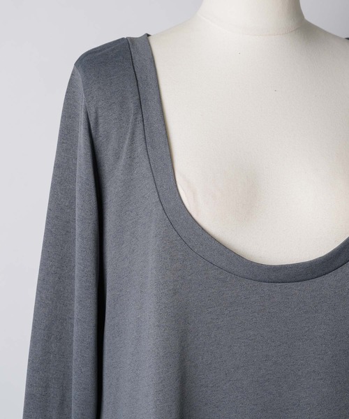 yae（ヤエ）の「2set multi way tops/ 2セットマルチウェイトップス（Tシャツ/カットソー・レディース・ホワイト/グレー/ブラック・FREE）」の5枚目の写真