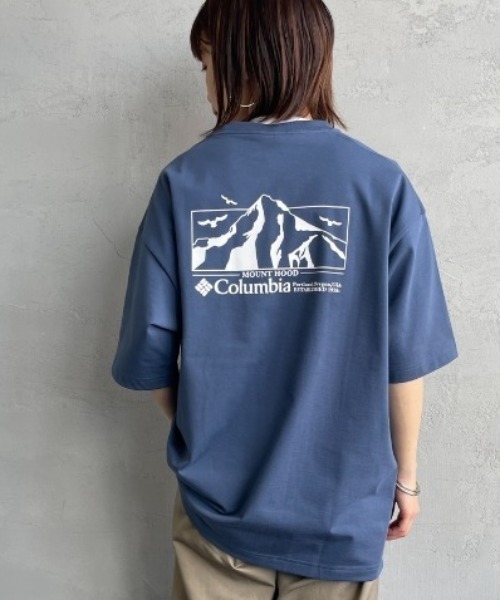 tシャツ 「WEB限定」「Columbia/コロンビア」 LOMA VISTA バックプリントTシャツ レディース メンズ Columbia tシャツ 「WEB限定」「Columbia/コロンビア」 LOMA