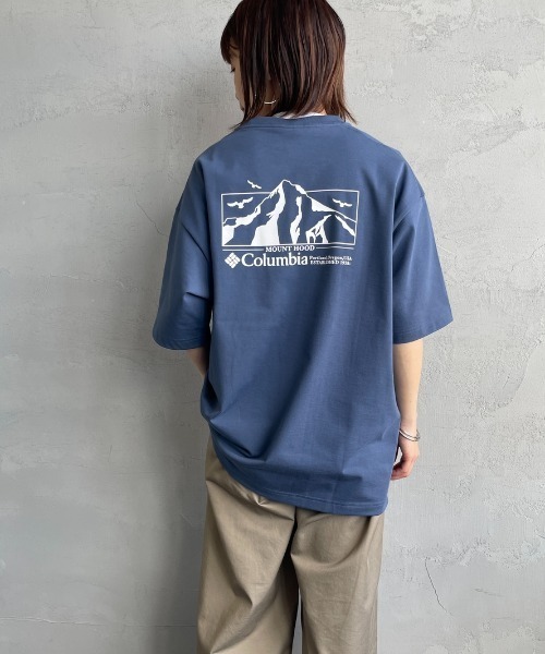 Columbia（コロンビア）の「【WEB限定】[Columbia/コロンビア] LOMA VISTA バックプリントTシャツ（Tシャツ/カットソー・レディース・ブラック/ホワイト/ネイビー・M/L/XL）」の8枚目の写真