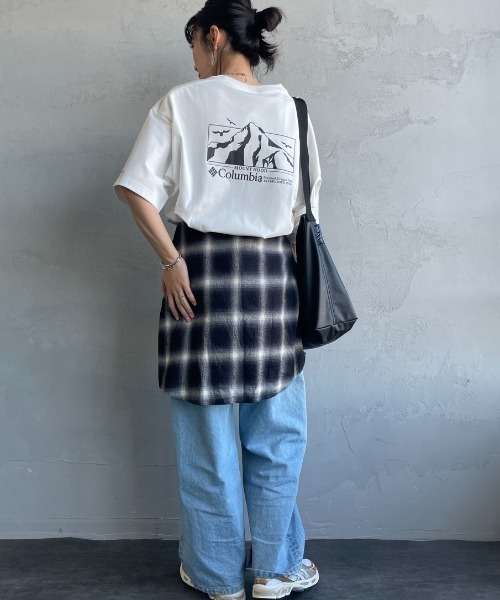 Columbia（コロンビア）の「【WEB限定】[Columbia/コロンビア] LOMA VISTA バックプリントTシャツ（Tシャツ/カットソー・レディース・ブラック/ホワイト/ネイビー・M/L/XL）」の18枚目の写真