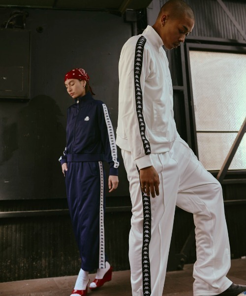Kappa（カッパ）の「ジャージトラックパンツ (ユニセックス)（その他パンツ・メンズ・ホワイト/ブラック・MEDIUM/LARGE/X-LARGE）」の9枚目の写真
