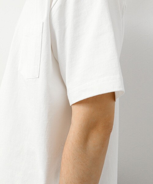 BARNS OUTFITTERS(バーンズアウトフィッターズ)の「【BARNS OUTFITTERS】別注タフネックT PARTNER 25SS(Tシャツ/カットソー・メンズ・ホワイト/キナリ/ピンク/チャコールグレー・S/M/L)」の18枚目の写真