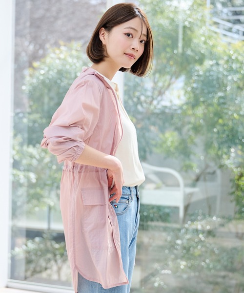 Arnold Palmer(アーノルドパーマー)の「シアー マウンテンパーカー(マウンテンパーカー・レディース・チャコールグレー/ピンク/ライトグリーン・M/L/S)」の12枚目の写真