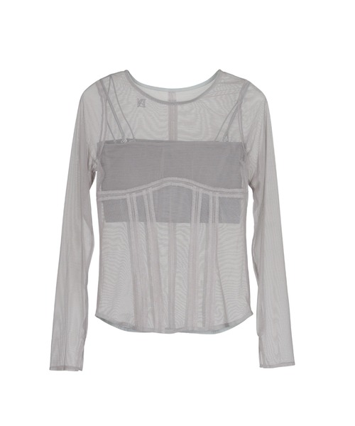 corset style sheer tops コルセットスタイルシアートップス（T