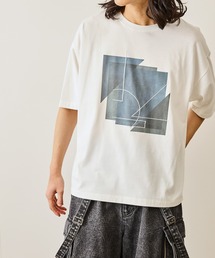 JUNRED | ジオメトリックアートTシャツ(Tシャツ/カットソー)