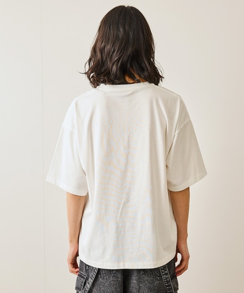 JUNRED(ジュンレッド)の「ジオメトリックアートTシャツ(Tシャツ/カットソー・メンズ・ホワイト/ブラック・S/M/L)」の10枚目の写真