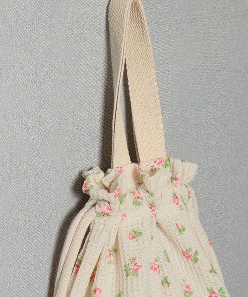 JEMORGAN / ジェーイーモーガン】花柄ワッフルナップサック（バック