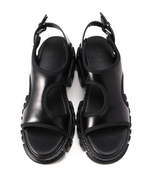セール】UN3D./アンスリード/HOLE CUTTING LEATHER SANDAL