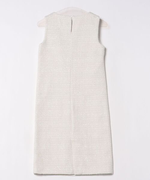 Rebloom（リブルーム Rebloom Reb loom）の「【セットアップ対応/洗える/セレモニースーツ】ツイードノースリーブワンピース 単品 ≪卒園式 入園式 ママスーツ≫（スーツスカート・レディース・ホワイト/ブラック・S/L/M）」の21枚目の写真