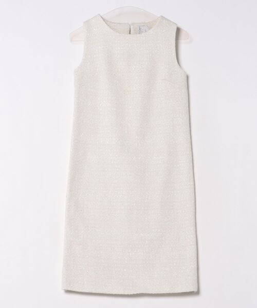 Rebloom（リブルーム Rebloom Reb loom）の「【セットアップ対応/洗える/セレモニースーツ】ツイードノースリーブワンピース 単品 ≪卒園式 入園式 ママスーツ≫（スーツスカート・レディース・ホワイト/ブラック・S/L/M）」の20枚目の写真