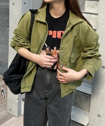 Futier land | スタンドカラーダブルポケットジャケット(ブルゾン)