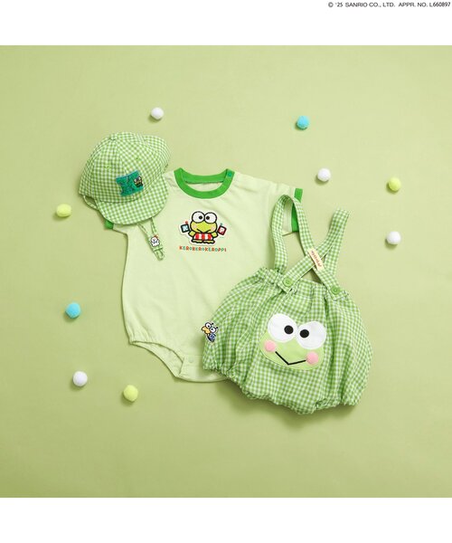 sanrio（サンリオ）の「【サンリオキャラクターズ】ギンガムベビーキャップ（キャップ・キッズ・ブラック/ブラウン/グリーン・46/48）」の8枚目の写真