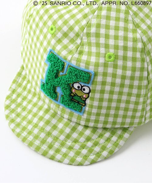 sanrio（サンリオ）の「【サンリオキャラクターズ】ギンガムベビーキャップ（キャップ・キッズ・ブラック/ブラウン/グリーン・46/48）」の11枚目の写真