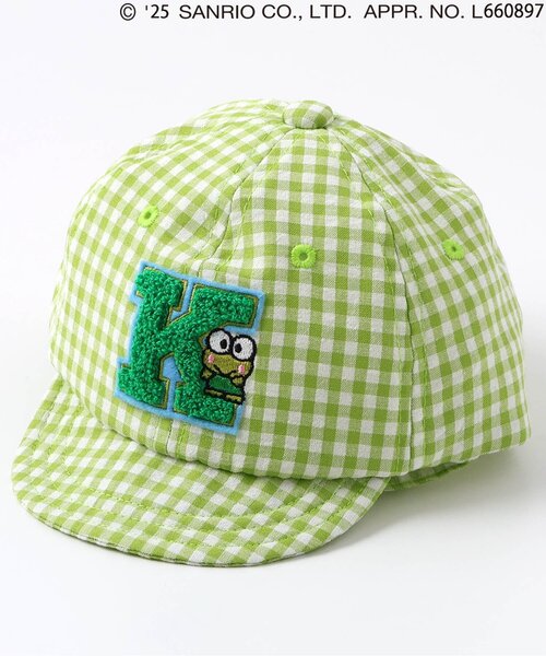sanrio（サンリオ）の「【サンリオキャラクターズ】ギンガムベビーキャップ（キャップ・キッズ・ブラック/ブラウン/グリーン・46/48）」の18枚目の写真