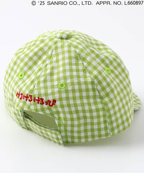 sanrio（サンリオ）の「【サンリオキャラクターズ】ギンガムベビーキャップ（キャップ・キッズ・ブラック/ブラウン/グリーン・46/48）」の21枚目の写真