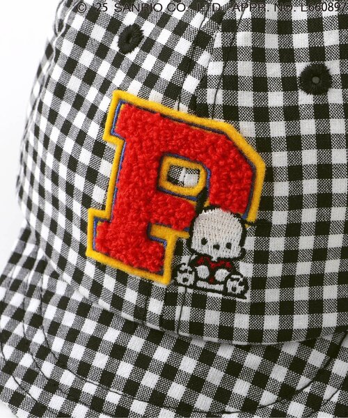 sanrio（サンリオ）の「【サンリオキャラクターズ】ギンガムベビーキャップ（キャップ・キッズ・ブラック/ブラウン/グリーン・46/48）」の22枚目の写真