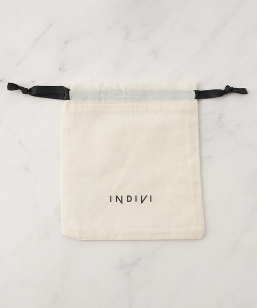 INDIVI（インディヴィ）の「【フリー調整】マーブル調樹脂ロングネックレス（ネックレス・レディース・ベージュ系その他7/ブラック系3・00）」の7枚目の写真