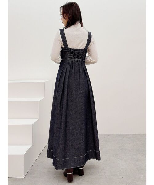 MERCURYDUO(マーキュリーデュオ)の「ハイネックシアートップス(Tシャツ/カットソー・レディース・ライトブルー/チャコールグレー/アイボリー・FREE)」の6枚目の写真