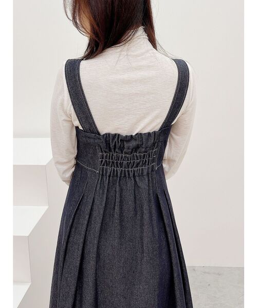 MERCURYDUO(マーキュリーデュオ)の「ハイネックシアートップス(Tシャツ/カットソー・レディース・ライトブルー/チャコールグレー/アイボリー・FREE)」の7枚目の写真