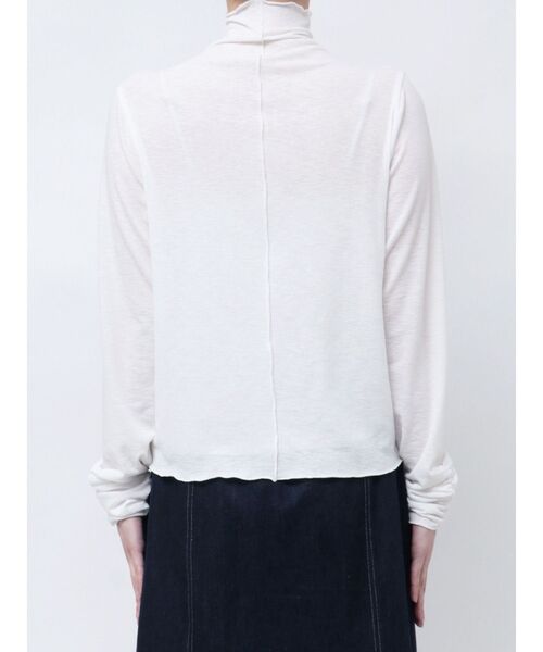 MERCURYDUO(マーキュリーデュオ)の「ハイネックシアートップス(Tシャツ/カットソー・レディース・ライトブルー/チャコールグレー/アイボリー・FREE)」の11枚目の写真