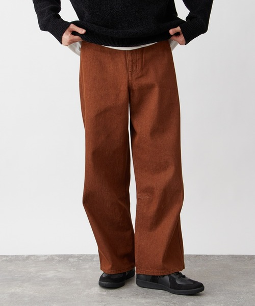 B.C STOCK(ベーセーストック)の「ダーツワイドデニムパンツ / ショート丈・ロング丈対応 【ZOZOTOWN限定アイテム】(デニムパンツ・メンズ・ダークブラック/ブラック/ブラウン/ネイビー/ブルー/キナリ・XL-Long/XL-Regular/XS-Short/XS-Long/XS-Regular/XL-Short/L-Long/L-Regular/M-Long/M-Regular/M-Short/S-Long/S-Regular/S-Short/L-Short)」の4枚目の写真
