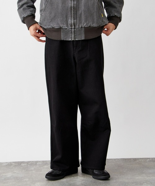 B.C STOCK(ベーセーストック)の「ダーツワイドデニムパンツ / ショート丈・ロング丈対応 【ZOZOTOWN限定アイテム】(デニムパンツ・メンズ・ダークブラック/ブラック/ブラウン/ネイビー/ブルー/キナリ・XL-Long/XL-Regular/XS-Short/XS-Long/XS-Regular/XL-Short/L-Long/L-Regular/M-Long/M-Regular/M-Short/S-Long/S-Regular/S-Short/L-Short)」の3枚目の写真