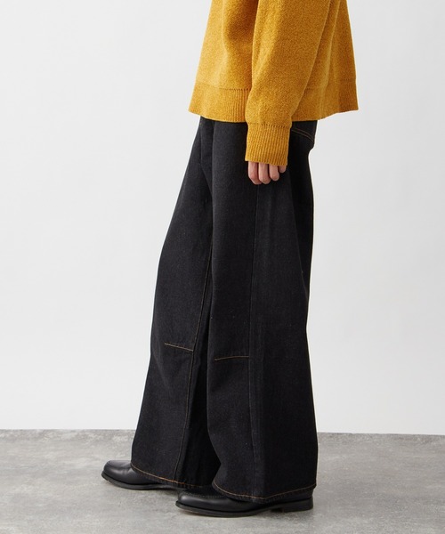 B.C STOCK(ベーセーストック)の「ダーツワイドデニムパンツ / ショート丈・ロング丈対応 【ZOZOTOWN限定アイテム】(デニムパンツ・メンズ・ダークブラック/ブラック/ブラウン/ネイビー/ブルー/キナリ・XL-Long/XL-Regular/XS-Short/XS-Long/XS-Regular/XL-Short/L-Long/L-Regular/M-Long/M-Regular/M-Short/S-Long/S-Regular/S-Short/L-Short)」の16枚目の写真