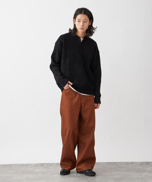 B.C STOCK(ベーセーストック)の「ダーツワイドデニムパンツ / ショート丈・ロング丈対応 【ZOZOTOWN限定アイテム】(デニムパンツ・メンズ・ダークブラック/ブラック/ブラウン/ネイビー/ブルー/キナリ・XL-Long/XL-Regular/XS-Short/XS-Long/XS-Regular/XL-Short/L-Long/L-Regular/M-Long/M-Regular/M-Short/S-Long/S-Regular/S-Short/L-Short)」の18枚目の写真