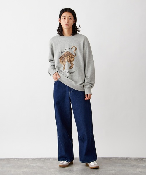 B.C STOCK(ベーセーストック)の「ダーツワイドデニムパンツ / ショート丈・ロング丈対応 【ZOZOTOWN限定アイテム】(デニムパンツ・メンズ・ダークブラック/ブラック/ブラウン/ネイビー/ブルー/キナリ・XL-Long/XL-Regular/XS-Short/XS-Long/XS-Regular/XL-Short/L-Long/L-Regular/M-Long/M-Regular/M-Short/S-Long/S-Regular/S-Short/L-Short)」の14枚目の写真