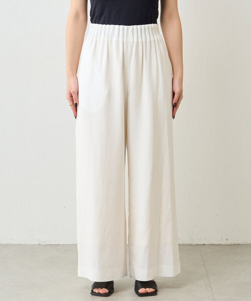 Jena espace merveilleux（ジェナ　エスパスメルヴェイユ）の「リネンキャタピラーパンツ（その他パンツ・レディース・イエロー/ブラック/オフホワイト・FREE）」の12枚目の写真